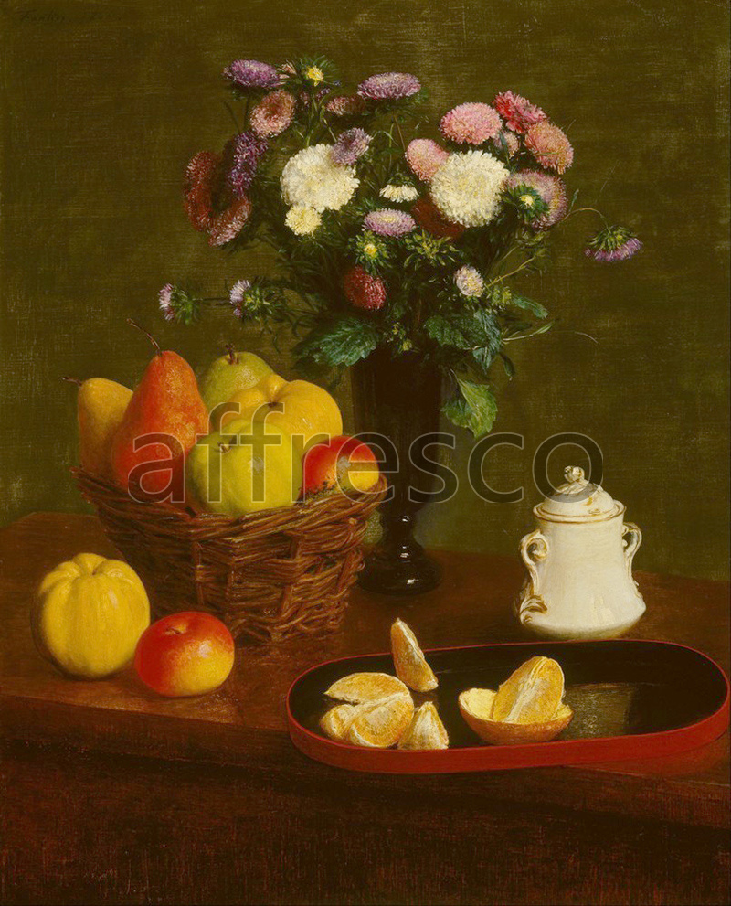 Still life | Henri Fantin Latour Flowers and Fruit 3 | Affresco Factory